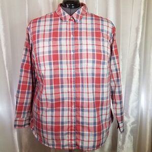 Wrangler Plaid Button Down Shirt (size 2XL)